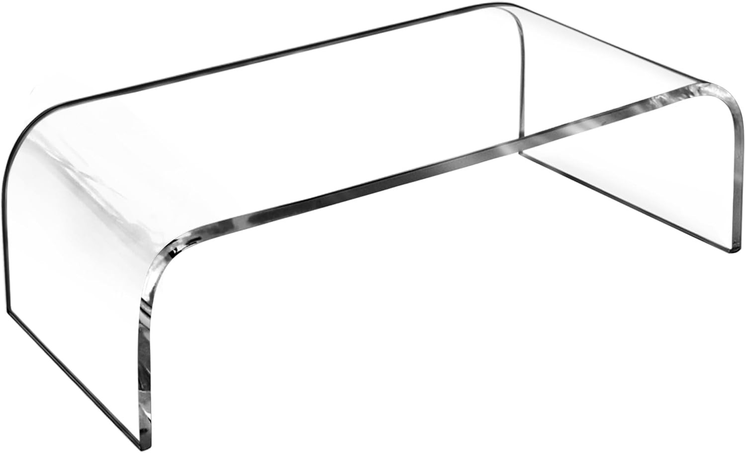 AMT Premium Acrylic Clear Monitor Riser Laptop/Pc/Multimedia Monitor Stand for H