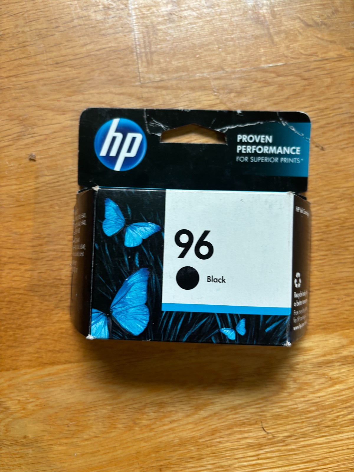 HP 96 Black Ink Cartridge Genuine OEM C8767WN New Open Box