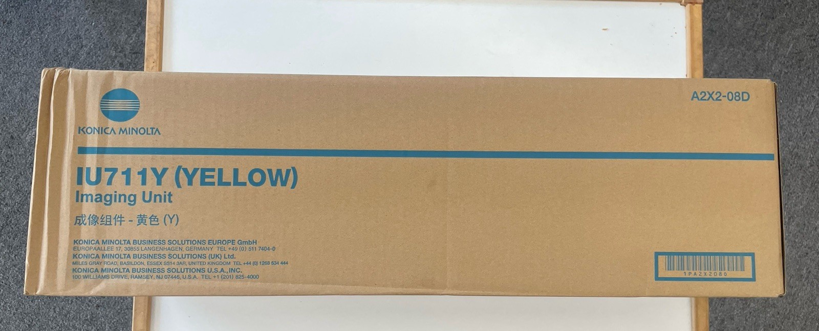 Konica Minolta Bizhub IU711Y Yellow Imaging Unit Genuine OEM A2X20KD