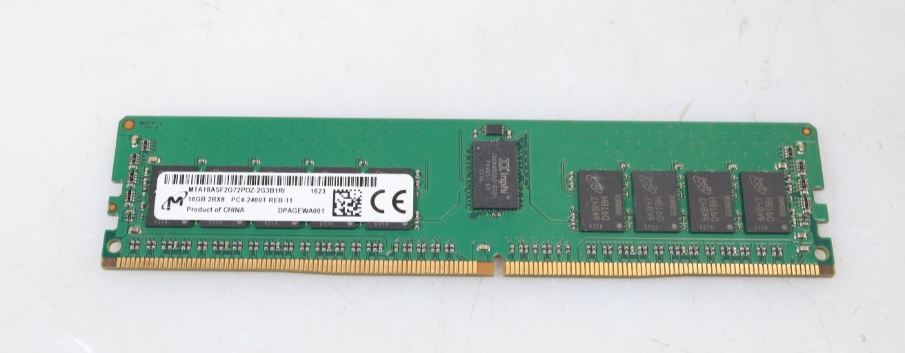 16GB Micron MTA18ASF2G72PDZ-2G3B1RI 2400MHz DDR4 ECC SO-DIMM Memory