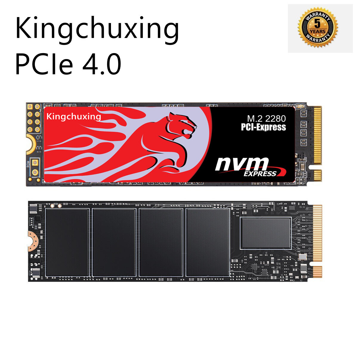 Kingchuxing 1TB M.2 SSD 2280 NVMe PCIe 2TB Internal Solid State Drive 7000MB/s