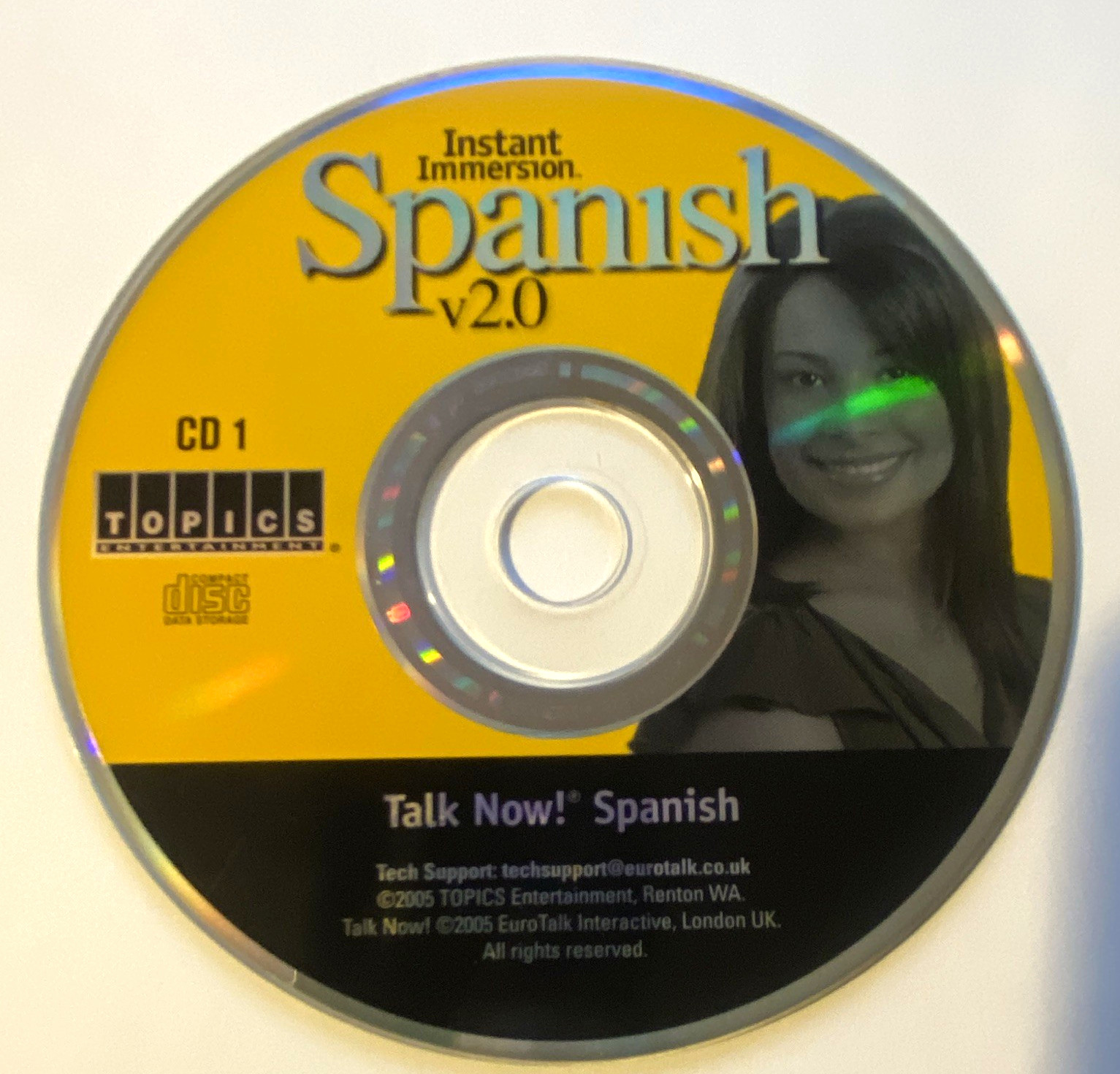 Instant Immersion Spanish v2.0 Language Course CDROM 2005 (Talk Now) Disc 1