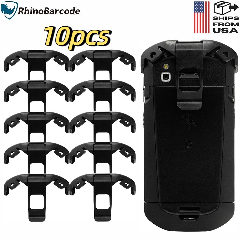 10x (Black) Plastic Carrying Clip for Zebra TC51&TC52 Scanner SG-TC51-CLIPHC1-01