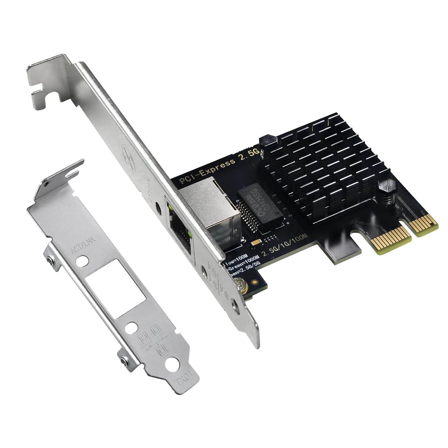 Intel I226-V Chip 2.5Gb PCIe Network Card 2500M 1000M 100M Ethernet Adapter