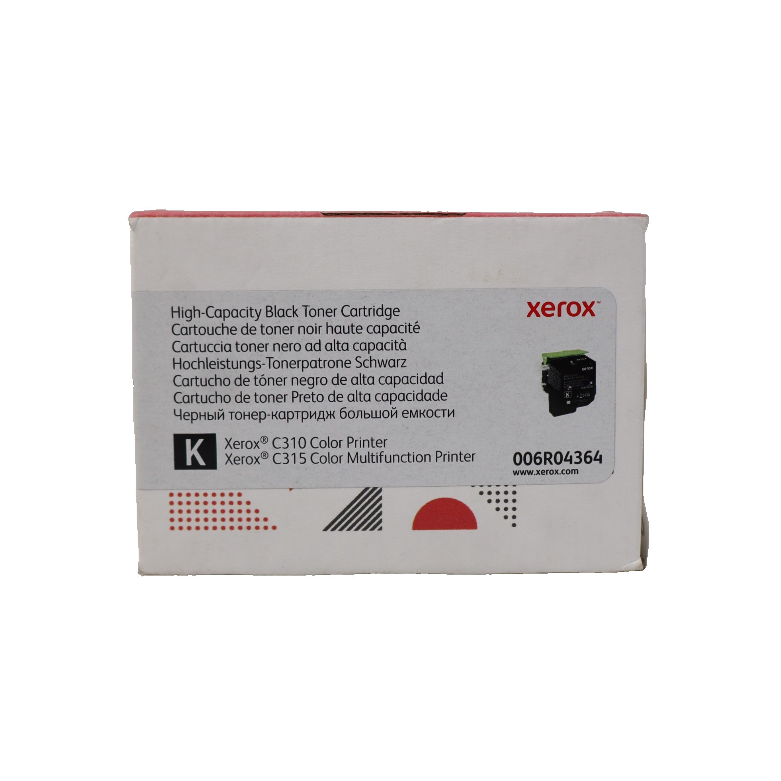 Xerox 006R04364 Black High Capacity Toner Cartridge C310 Color Printer