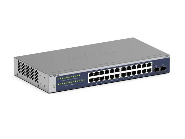 NetGear  ProSafe (GS724TP) 24-Ports External Switch Managed
