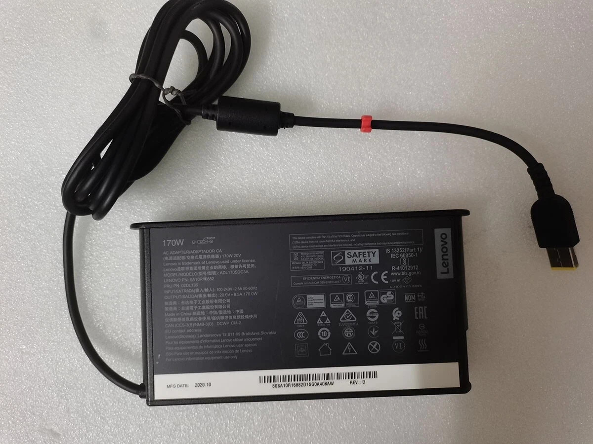For Lenovo Yoga Pro 9 16IAH10 ADL170SCC3A SA10R16886 20V 8.5A AC Adapter Genuine