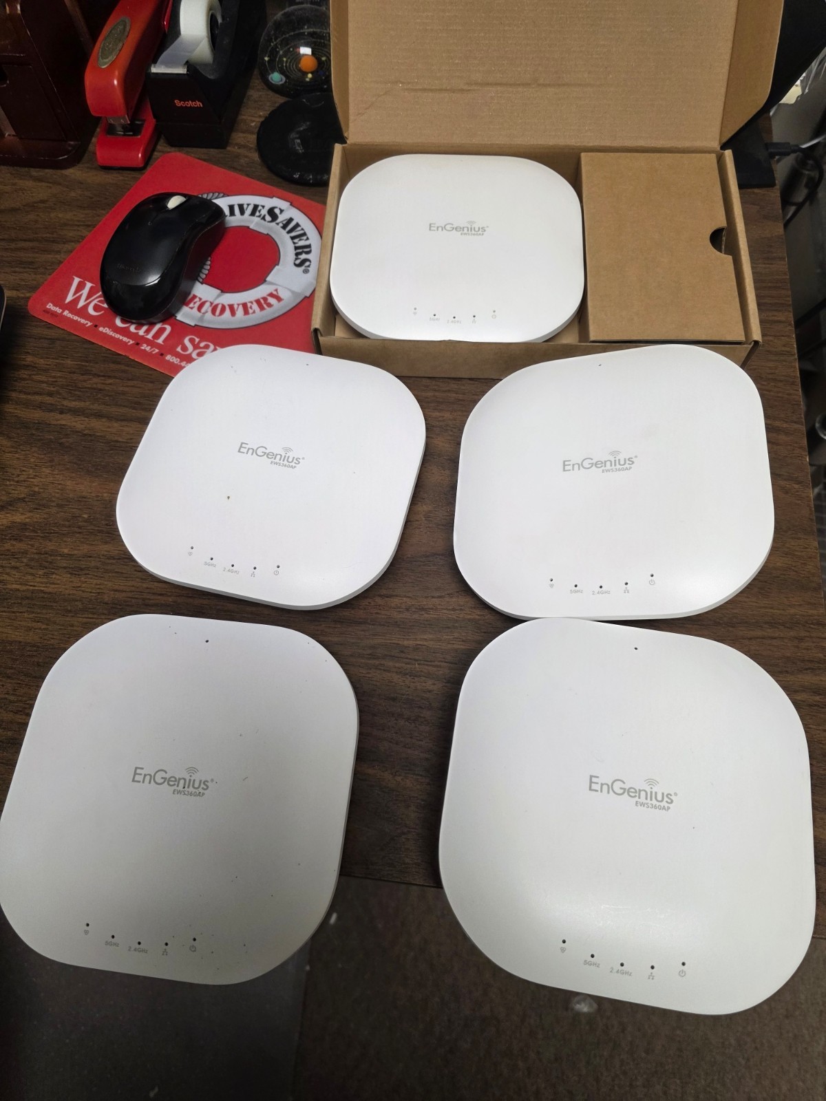 Lot Of 5 EnGenius EWS360AP 867Mbps Wireless Access Points