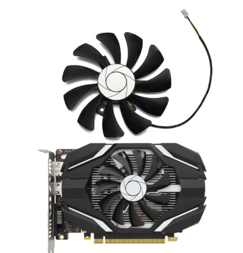 Cooling Fan For MSI GTX 1050 Ti 2G 4G Replacement GPU HA9010H12F-Z 85mm 2 pin