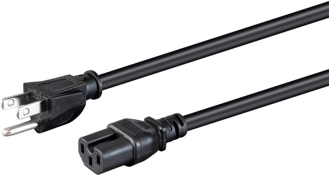 Cisco Router and Switch Power Cable -NEMA 5-15P to IEC320 C15 14 AWG 15A 250V 3'