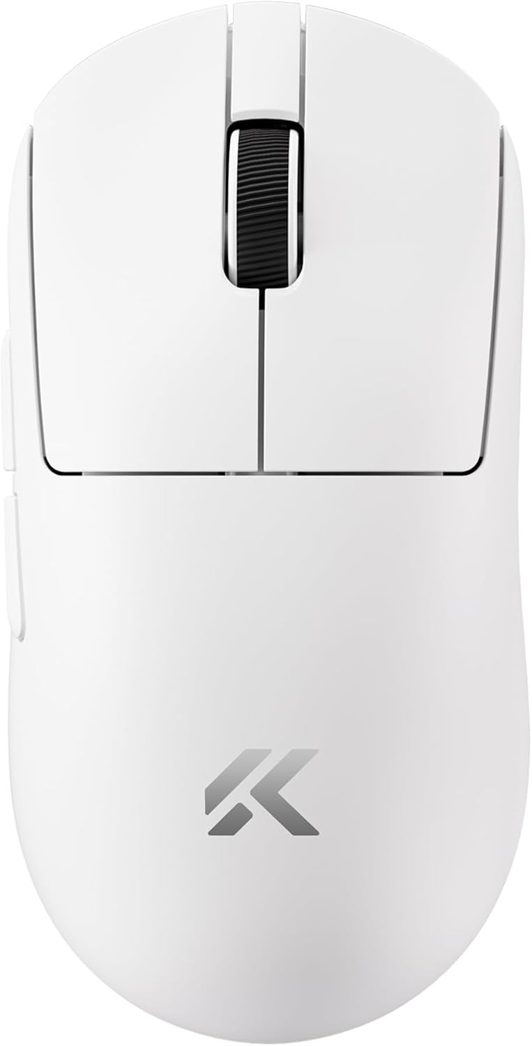 MCHOSE A7 V2 White Pro Lightweight Wireless Gaming Mouse New Open Box