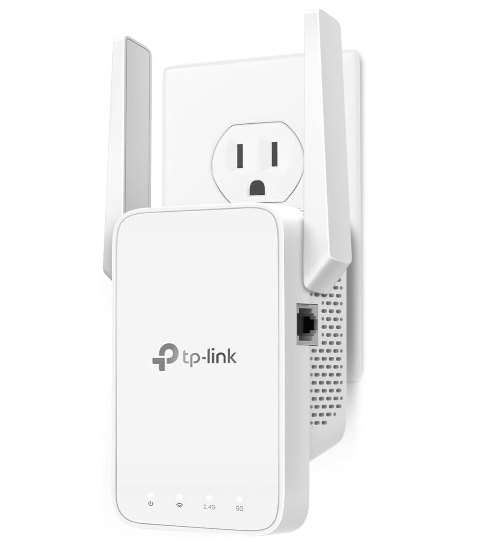 TP-Link AC1200 RE315 WiFi Extender, 5GHz/2.4GHz, Up to 1500 Sq.ft/ 30 Devices