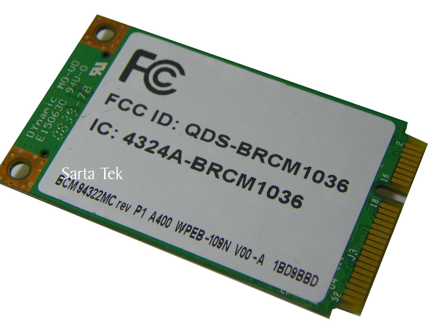 HP 487330-001 Broadcom BCM94322MC Dual-Band 802.11n PCIe Wifi WPEB-109N Original