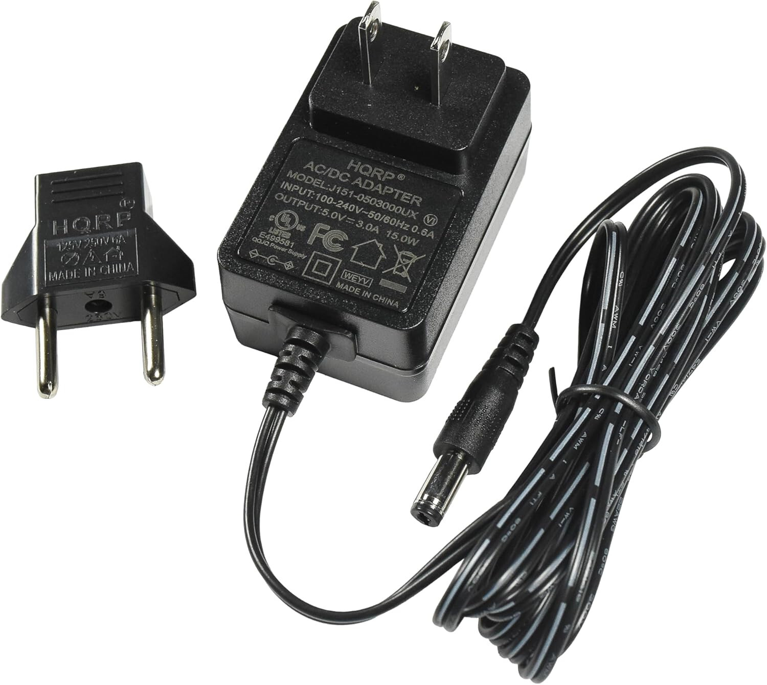 HQRP AC Power Adapter for D-Link DUB-H4 DUB-H7 DP-300U DP-301U DSM-510 DXN-221