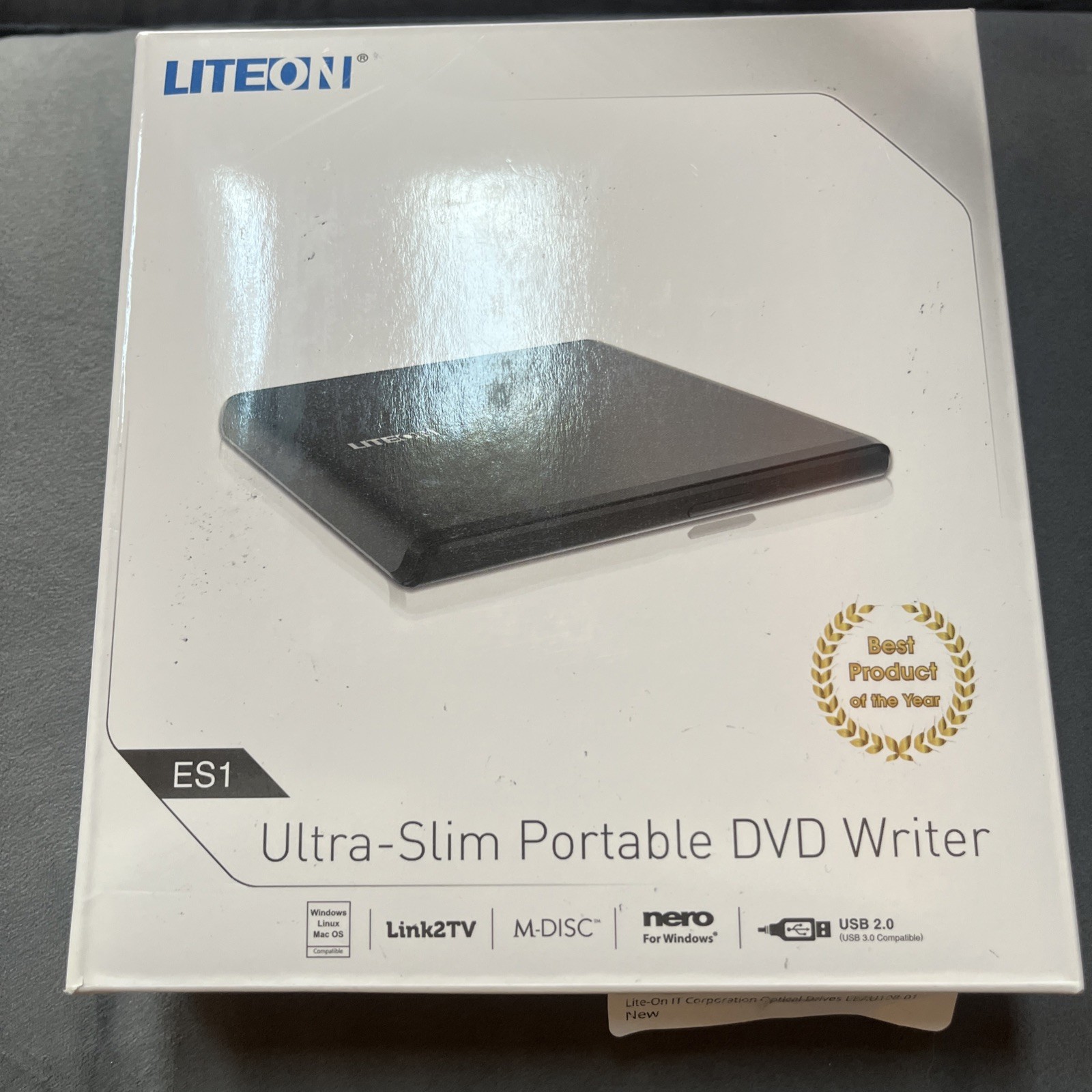LiteON ES1 Ultra Slim Portable DVD Writer