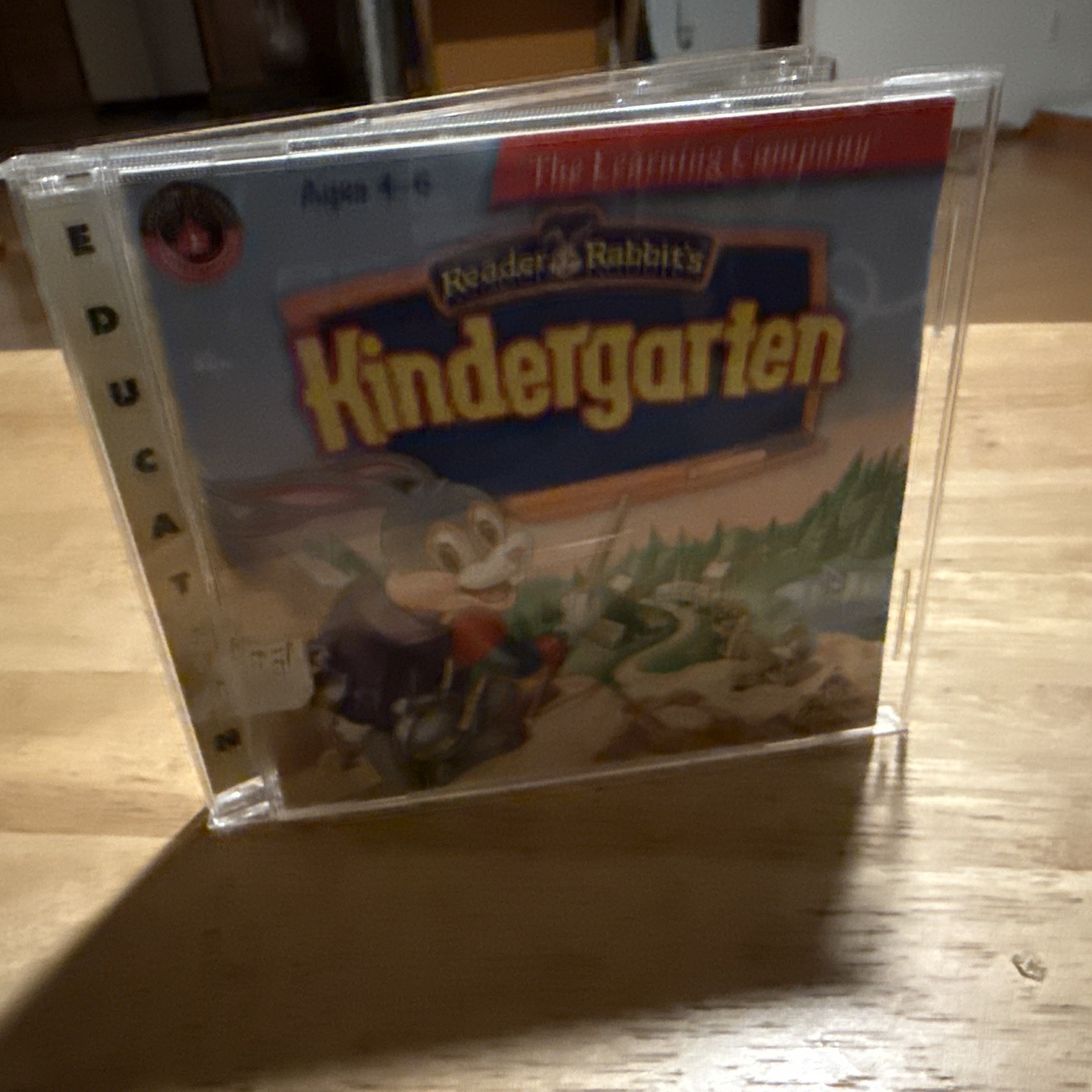 Reader Rabbit Kindergarten  Case With Broken Spindle Booklet And Game
