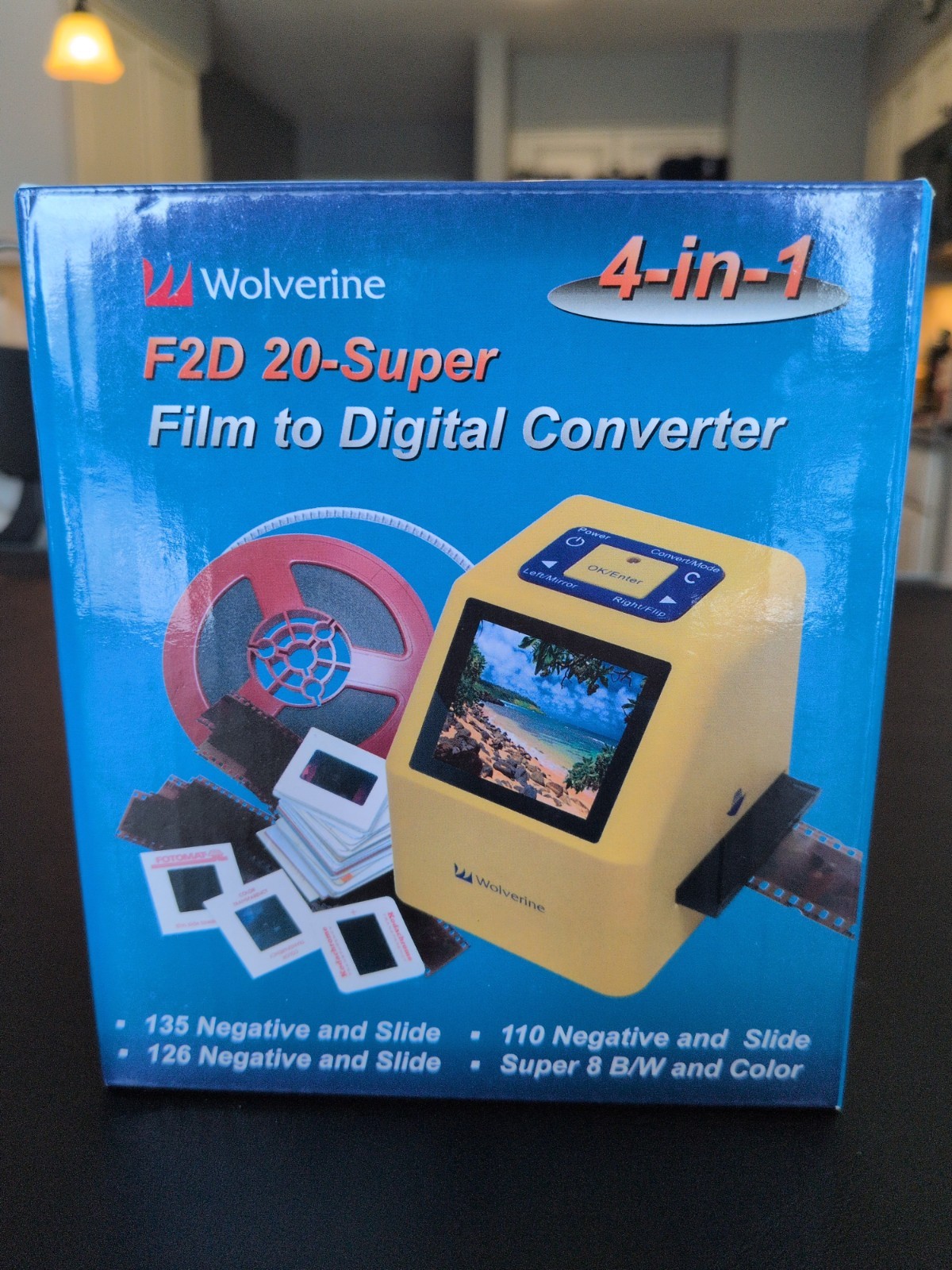 Wolverine  F2D 20-Super Film to Digital Converter in Original Box