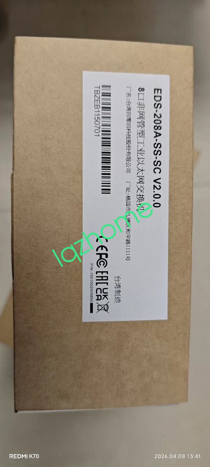 1PCS MOXA EDS-208A-SS-SC V2.0 network switch new via FedEx or DHL