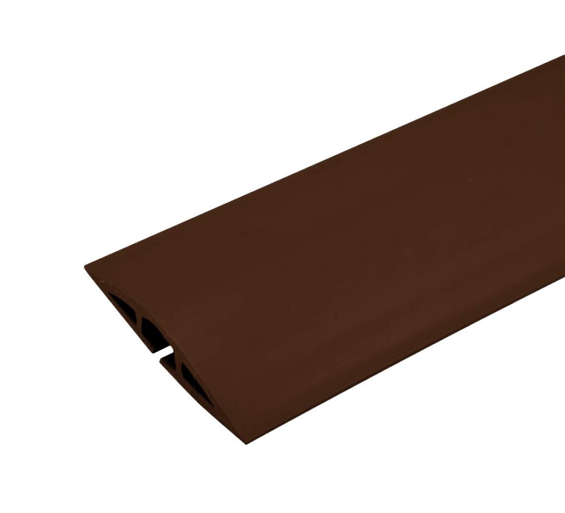Legrand Corduct CDB-15 15ft Brown Rubber Overfloor Cord Cover Self Adhesive