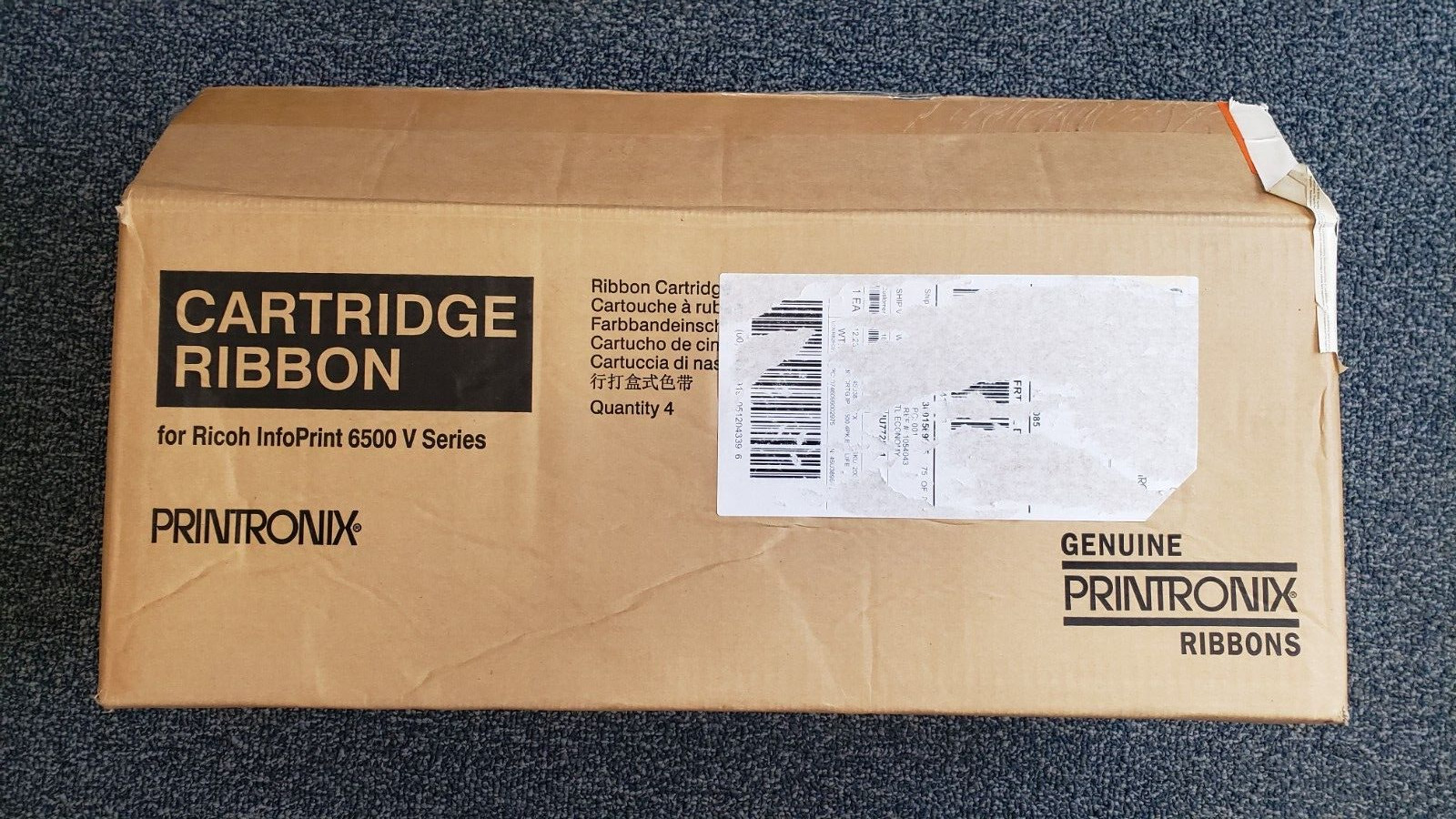 Printronix Ricoh InfoPrint 6500 V Series Lot of 3 Extended Life Cartridge Ribbon