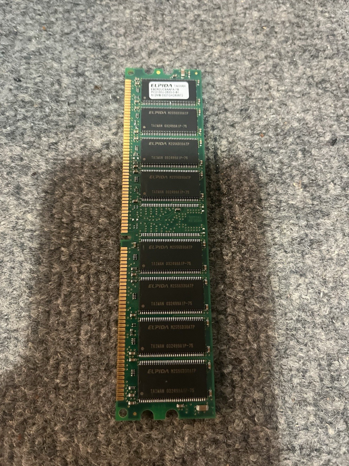 Elpida Memory Module 256 MB Memory 