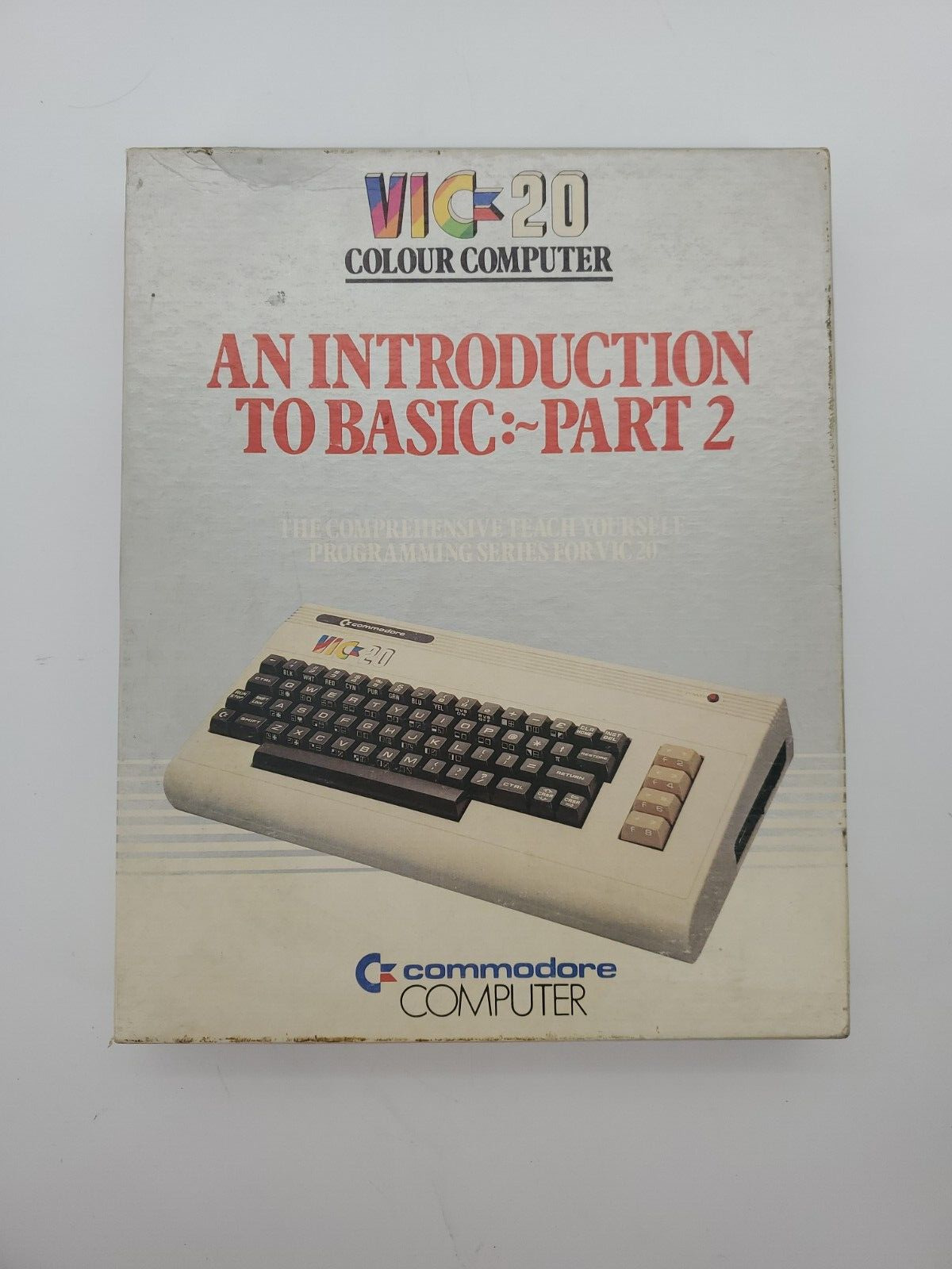 VIC-20 An Introduction to Basic:Part 2 manual and software Cassettes with box