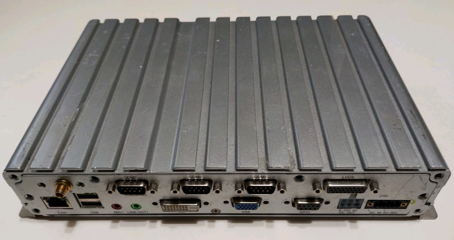 Nexcom VTC6110 Ruggedized In-Vehicle Computer WITH installed comm modules SHOWN