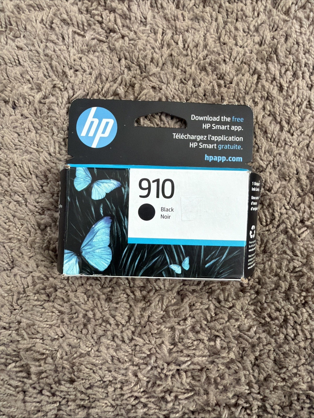 HP 910 Black Genuine Ink Cartridge. Expires November 2026. Brand New 