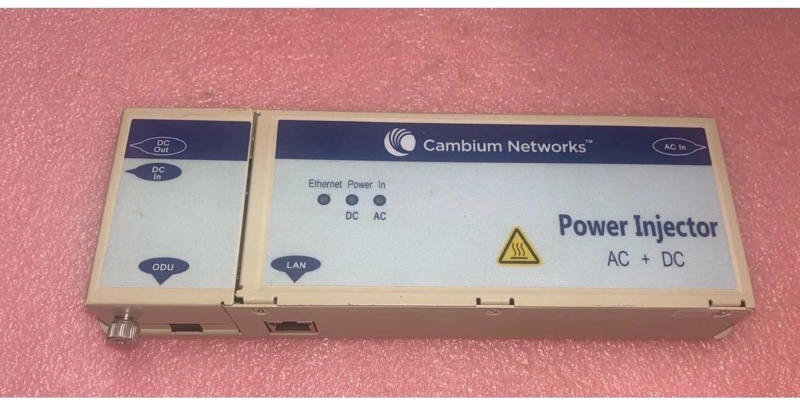 Cambium networks ODU Power Injector AC+DC C000065L002C Tested-