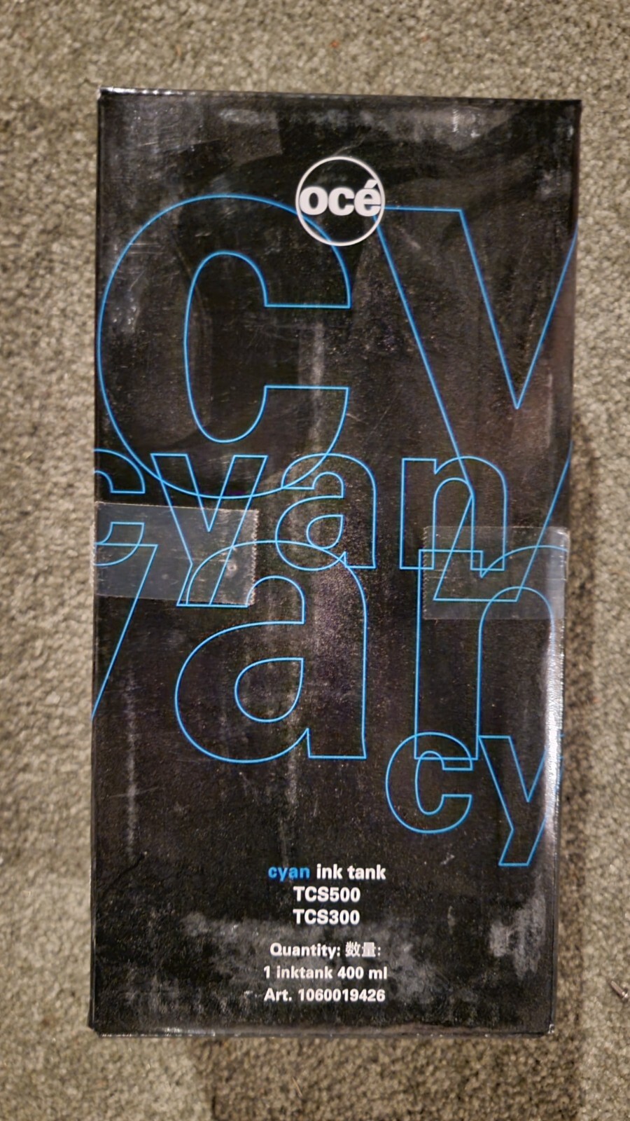 Genuine OCE 1060019426 Cyan 400ml Ink Tank Cartridge TCS500 TCS300 