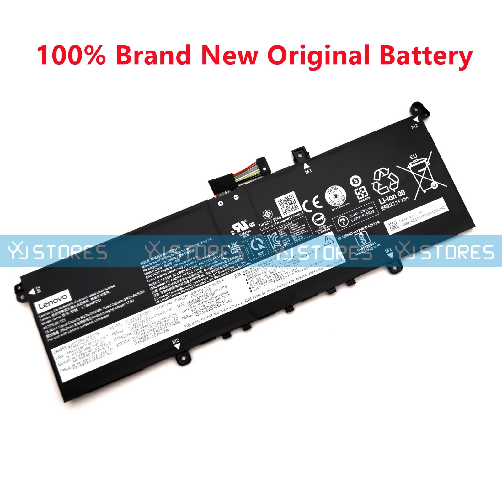 Genuine L19C4PDD L19D4PDD L19M4PDD Battery for Lenovo ThinkBook 13S G2 14S ITL