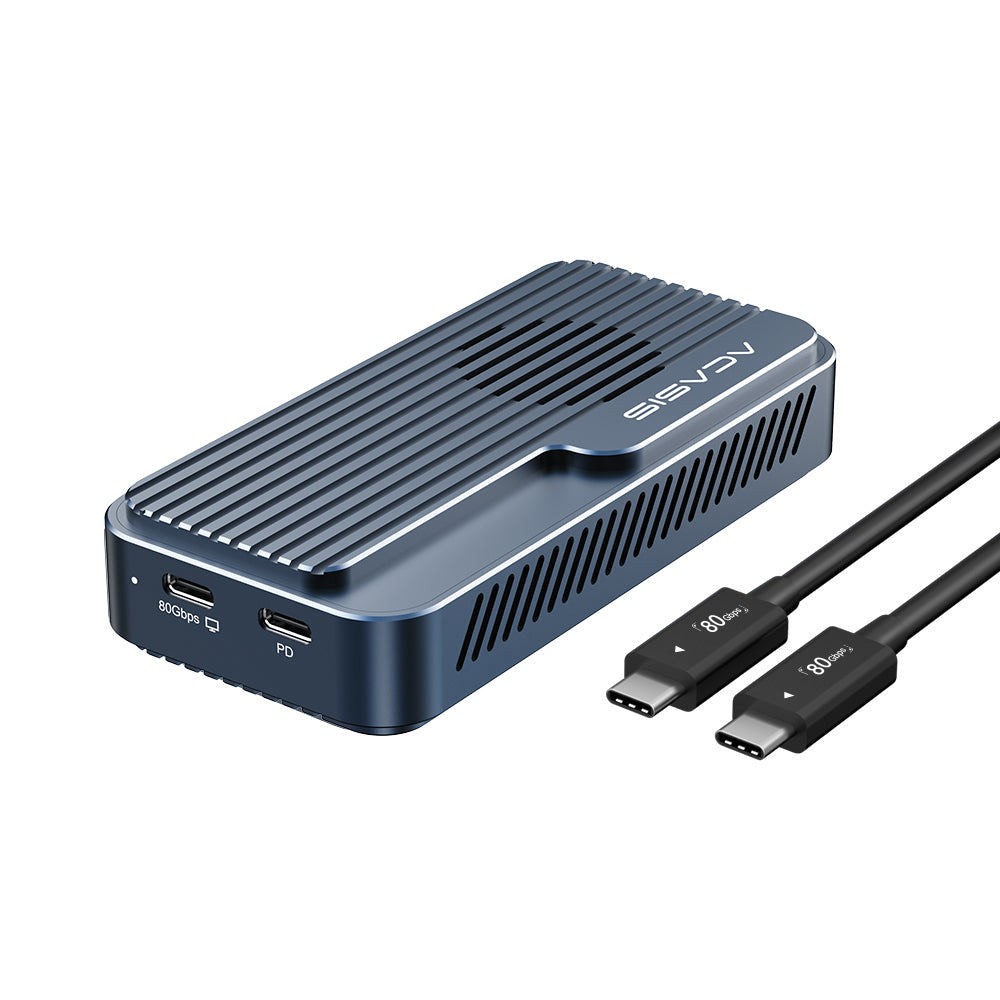ACASIS Thunderbolt 5 80Gbps NVMe SSD Enclosure 6000MB/s 100W PD Charging