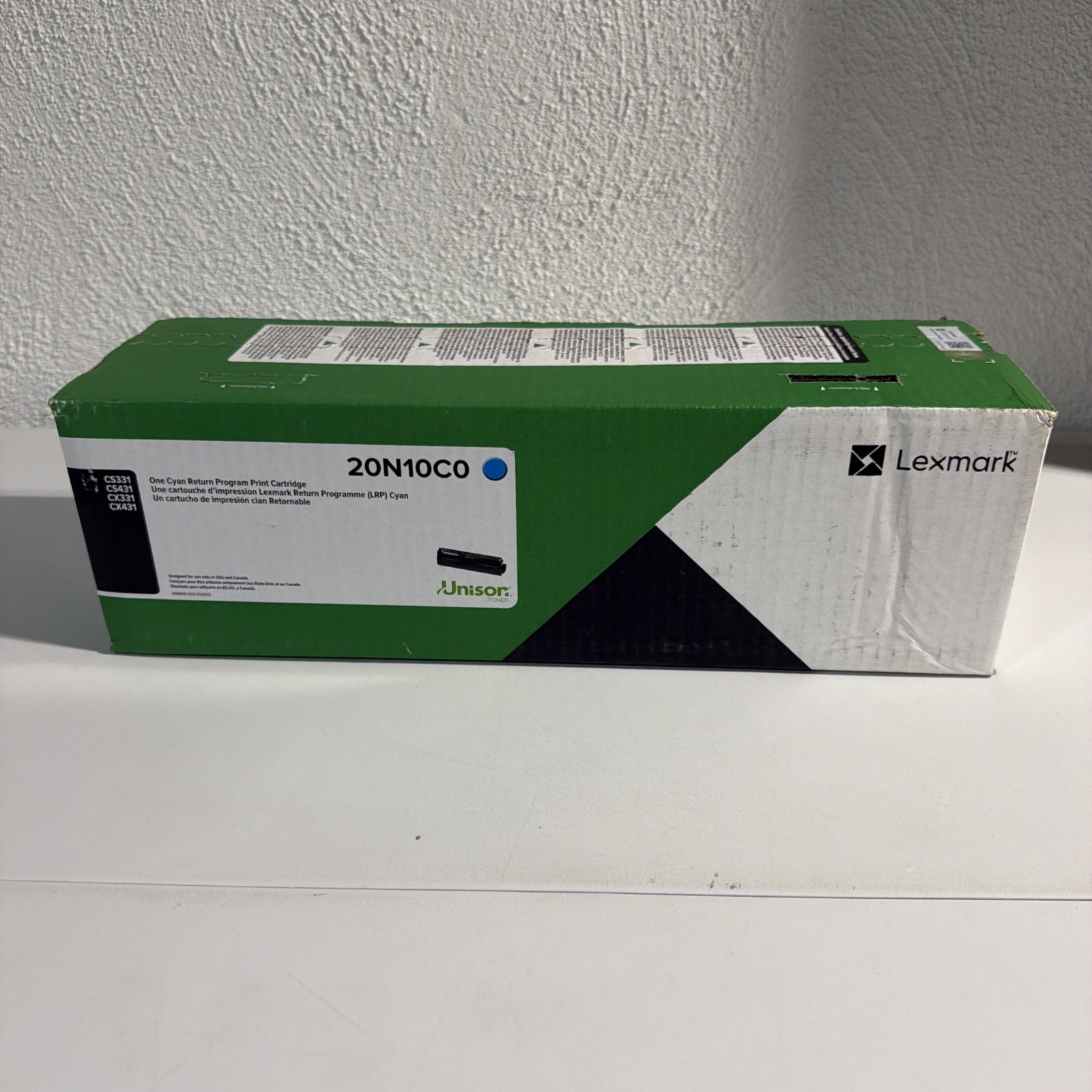 Lexmark 20N10C0 Cyan Toner Cartridge Brand New