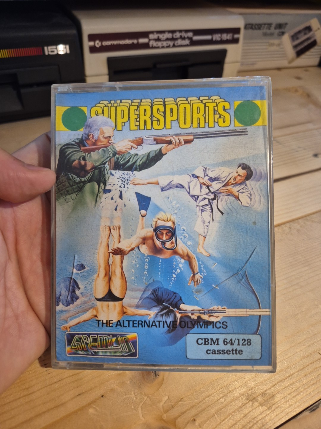 C64 : SUPERSPORTS THE ALTERNATIVE OLYMPICS ORIGINAL GAME X COMMODORE 64 GREMLIN 