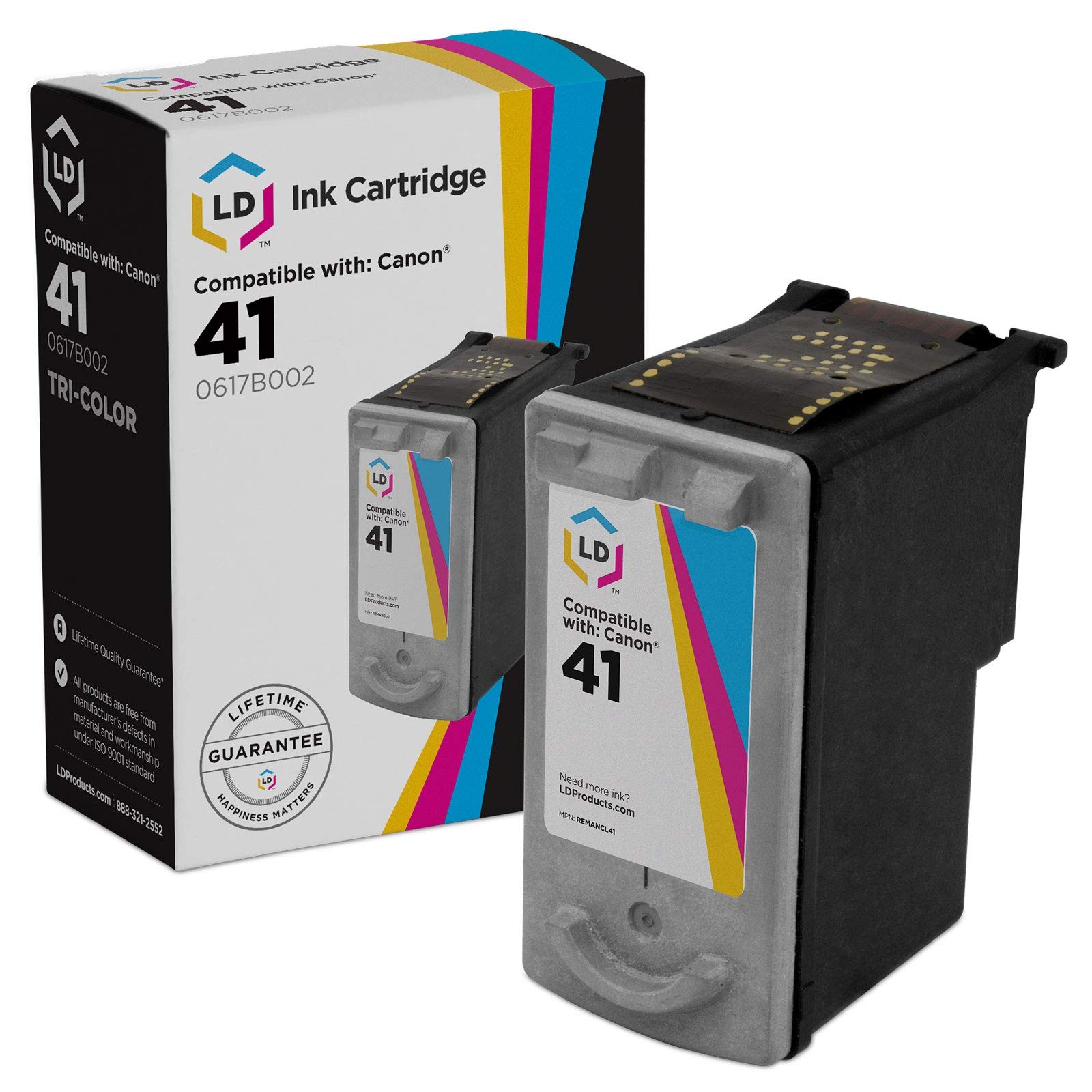LD 0617B002 CL41 Color Ink Cartridge for Canon iP1600 MP170 MP450 iP6210D iP6220