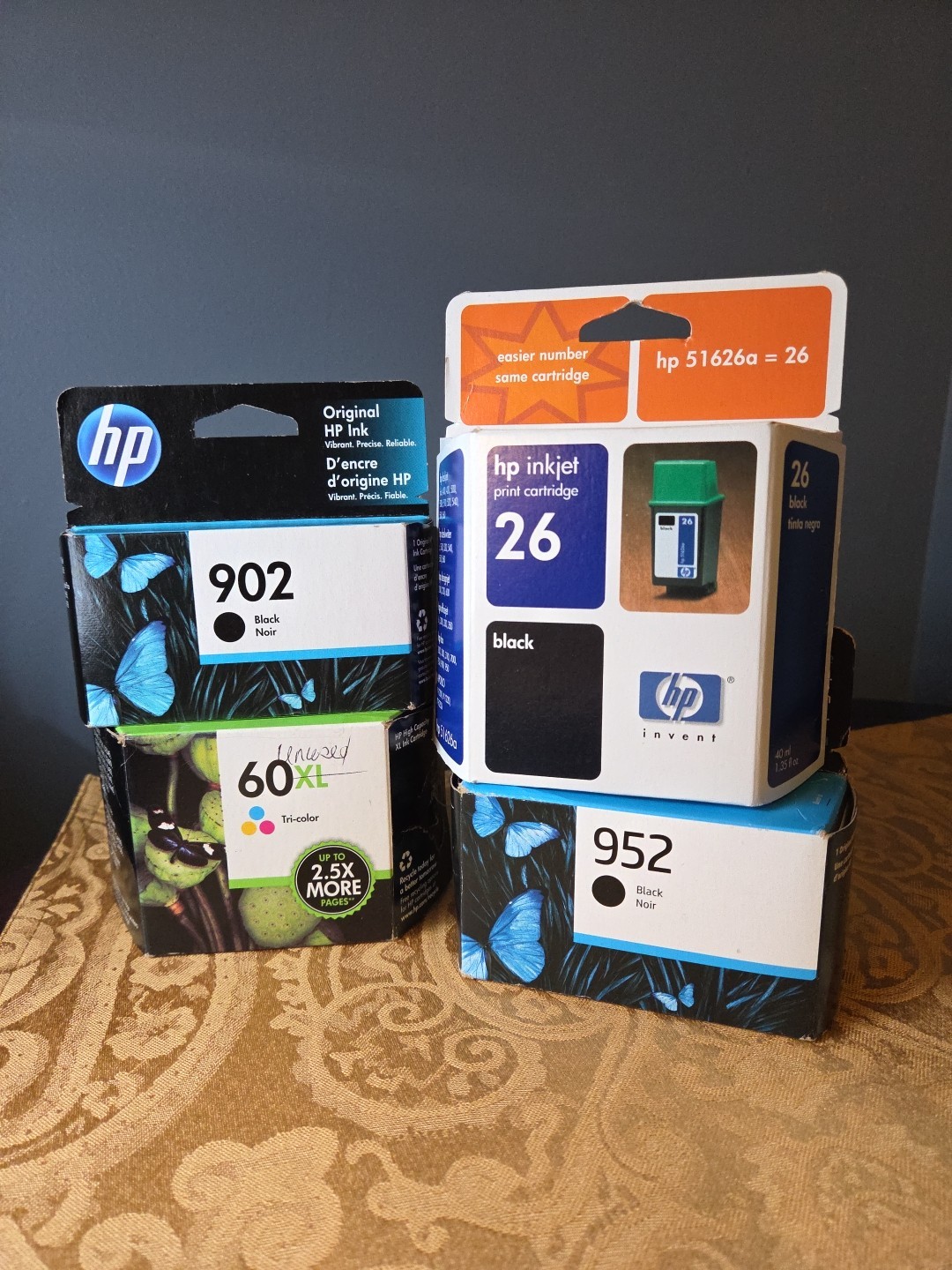 Vintage HP Ink 60XL 952 902 26