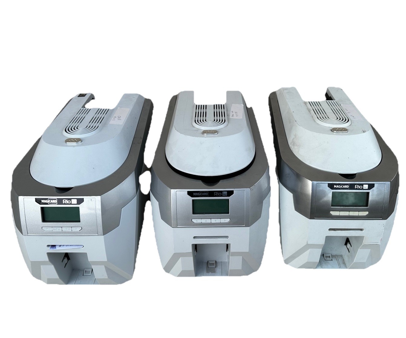 Magicard Rio Pro STD Duo Color ID Card Printers Sold As Is For Parts Lot Of 3