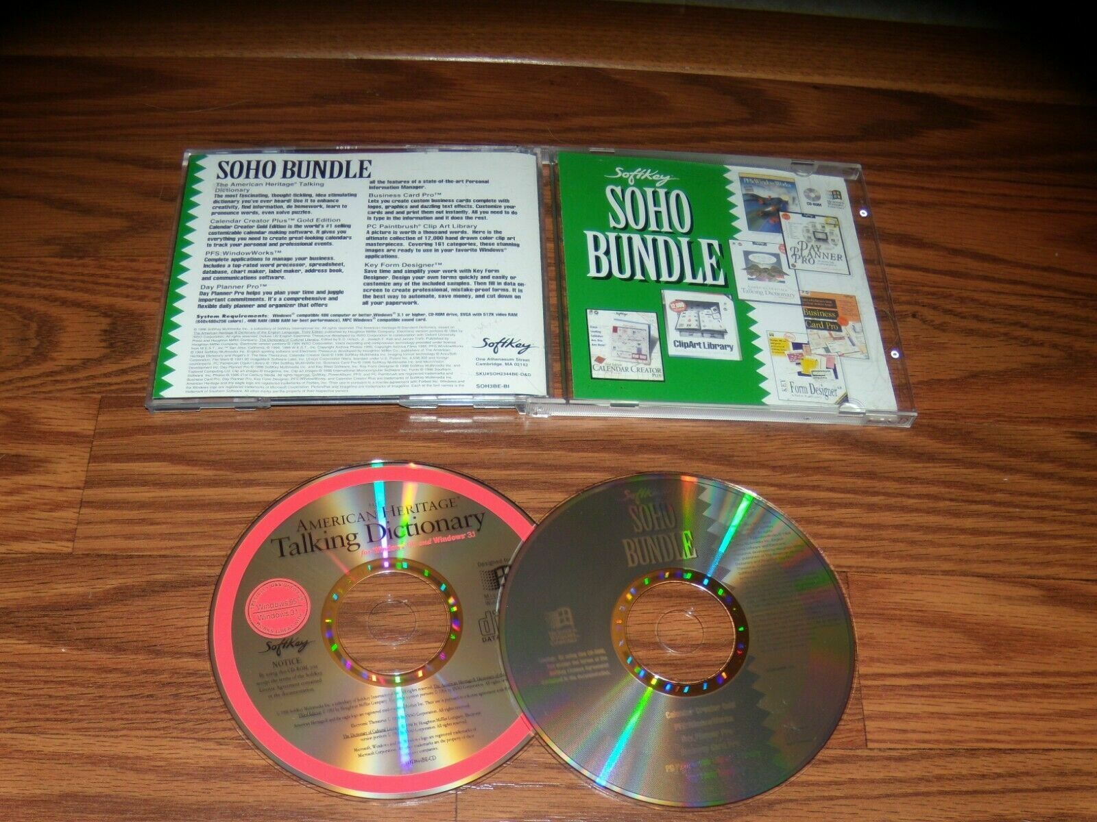 Soho Bundle (PC, 1996) Near Mint CD-ROM Program 