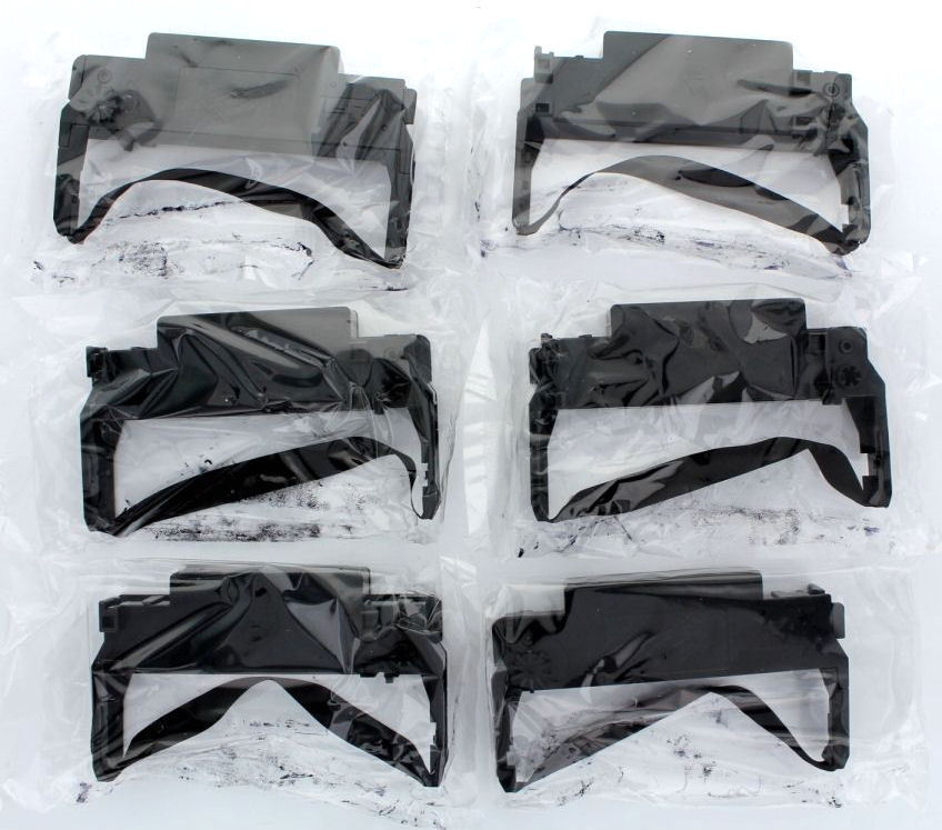 12 BLACK & RED Compatible Ribbons for Epson ERC 30 34 38 NCR 7455 POS Printer  