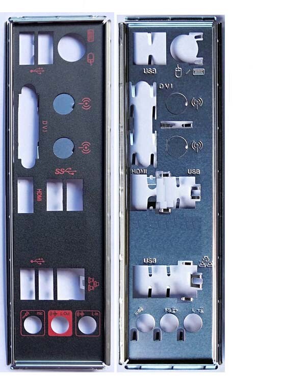 I/O Shield For MSI H170I PRO AC，B250I GAMING PRO AC Motherboard Backplate IO