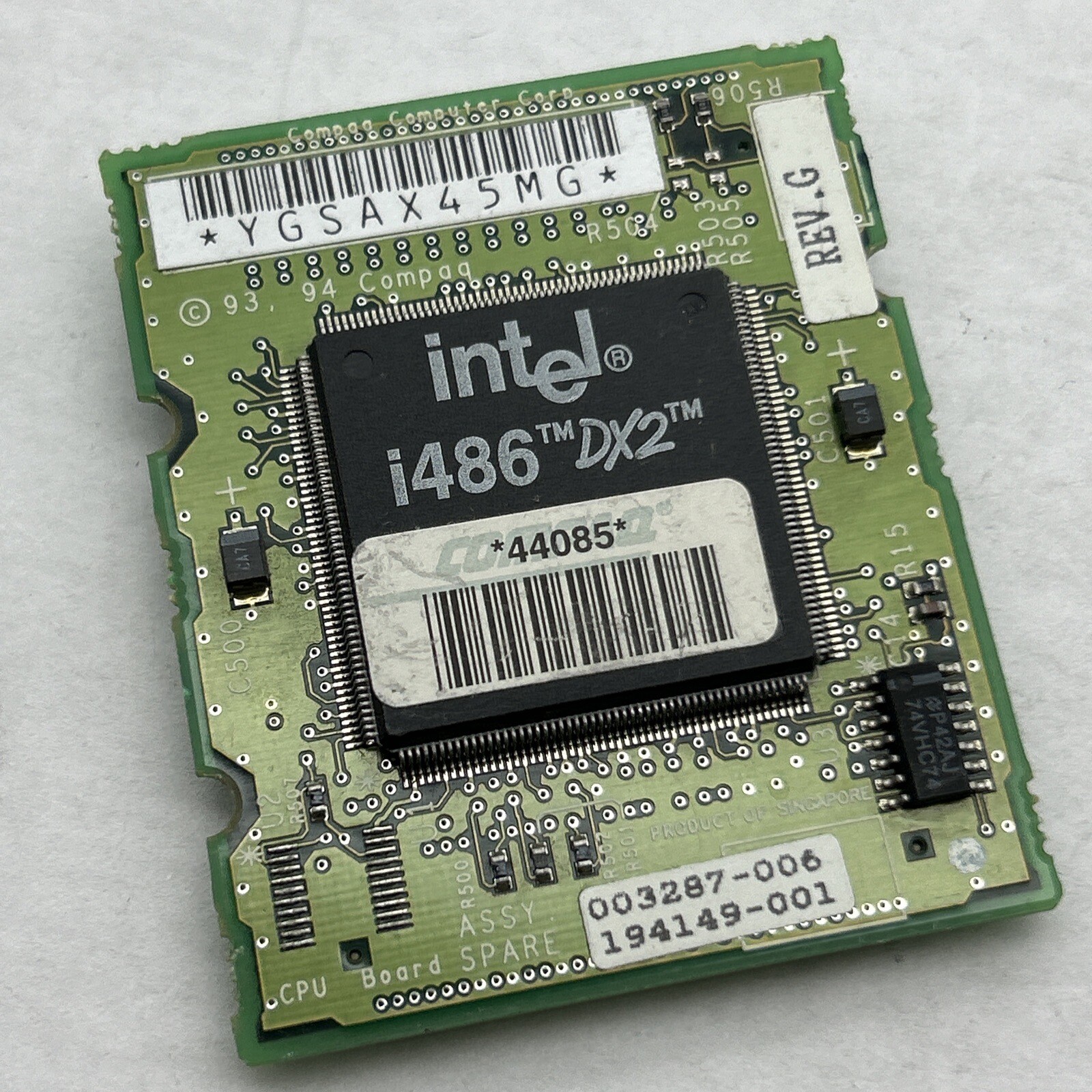 COMPAQ LTE Elite Intel 486 DX2 / 40 Processor Upgrade Board Laptop i486