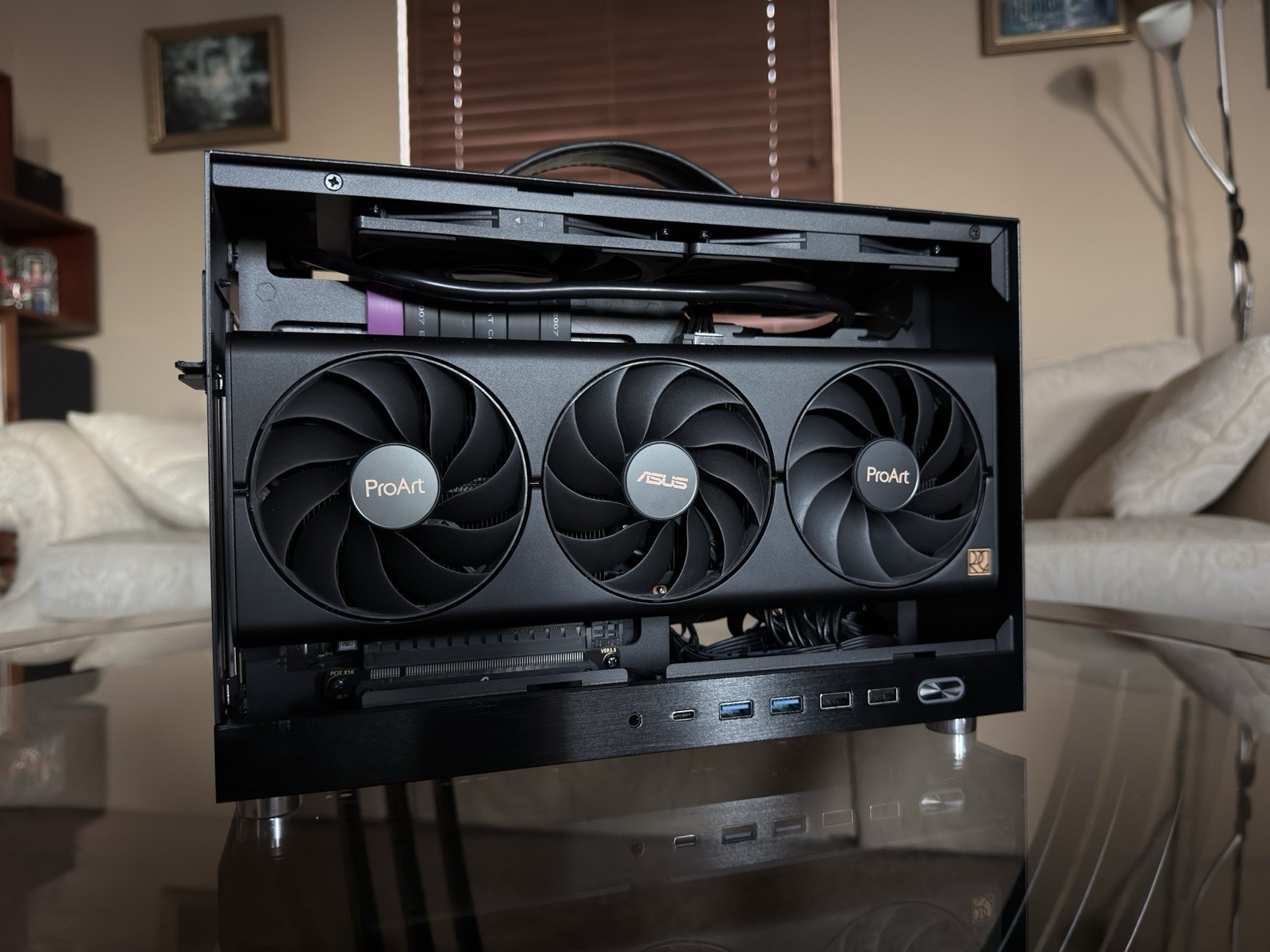 Asus ProArt Themed Gaming PC SFF Small Form Factor Portable. Read Desc