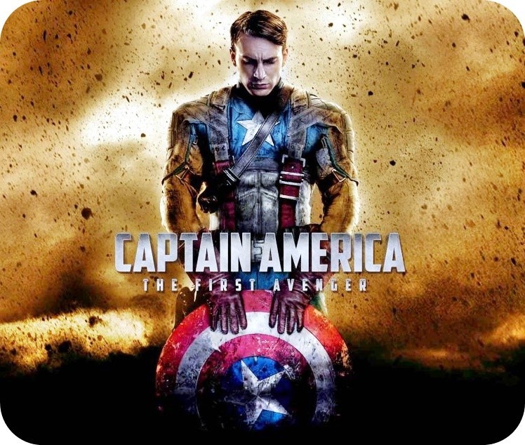Captain America "The First Avenger" Computer / Laptop Mouse Pad