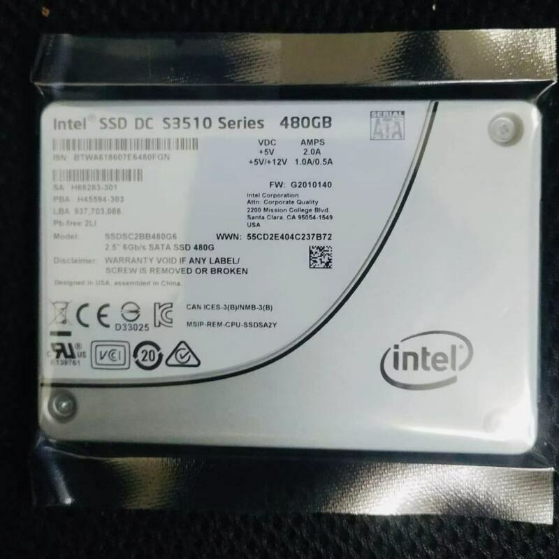 compatible Intel 480GB DC SSD S3510 MLC PCIE 2.5"Solid State Drive SSDS2BB400G46