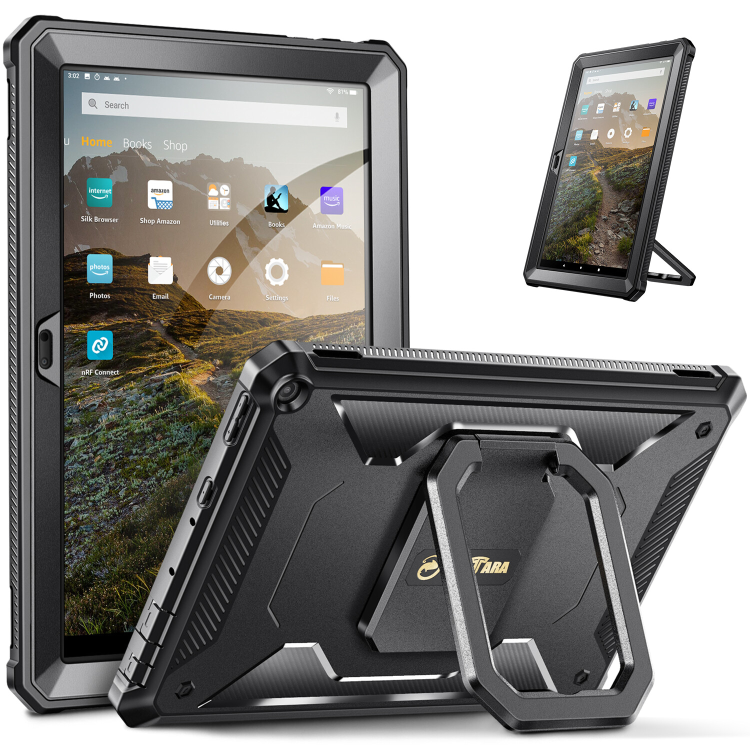 Case for All-New Amazon Fire HD 10 & Fire HD 10 Plus 11th 2021+Screen Protector