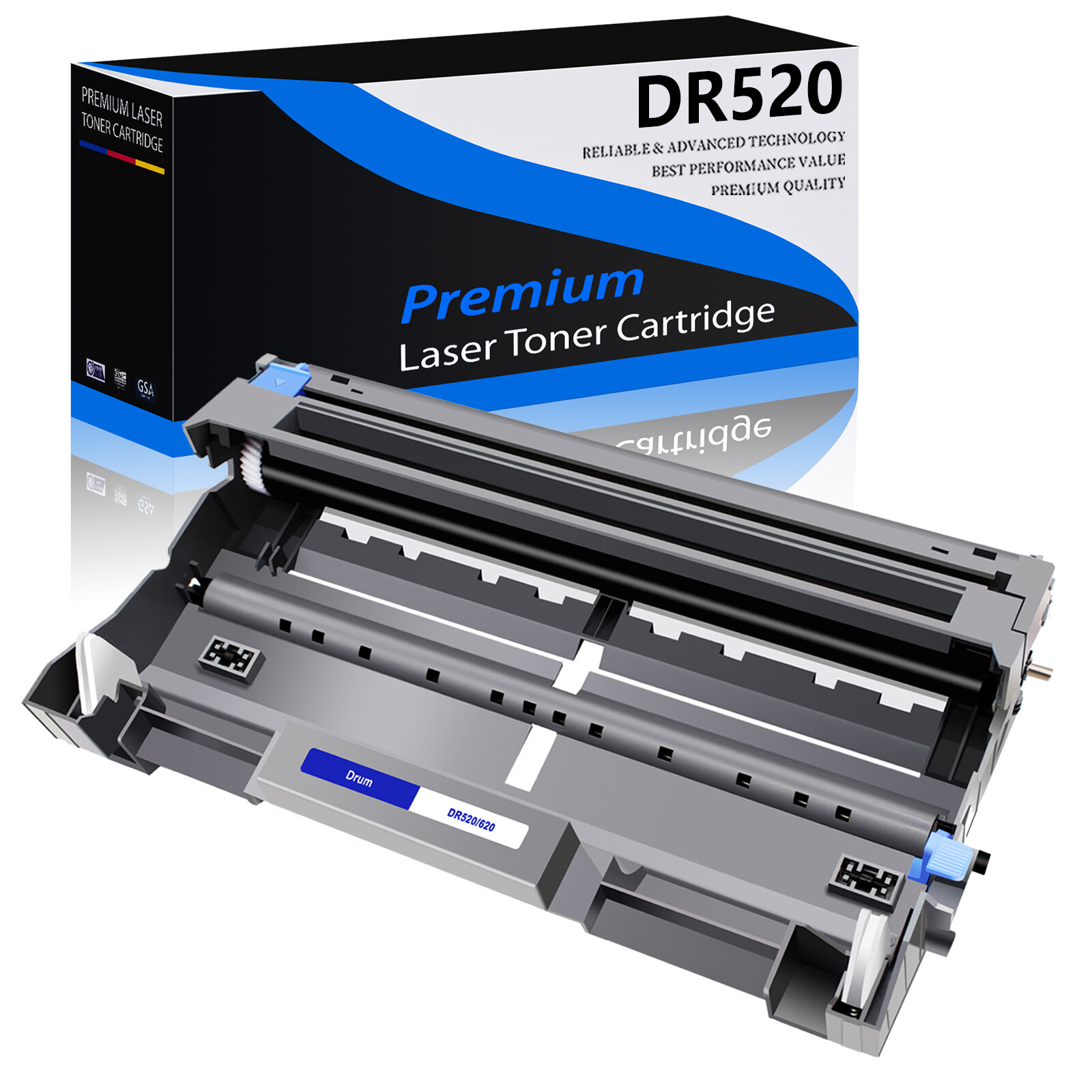 1PK Black Drum Unit DR-620 DR620 For Brother DCP-8060 DCP-8065 HL-5240LT Printer