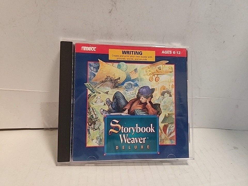 Storybook Weaver Deluxe PC MAC CD ROM write create own stories pictures  