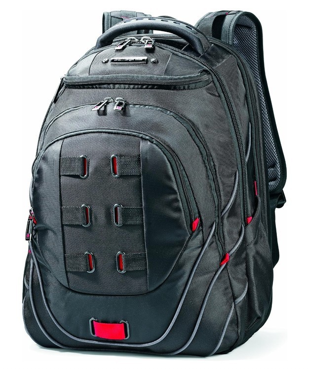 NEW Samsonite Tectonic PFT Laptop Backpack, Black/Red, 17-Inch Brand New