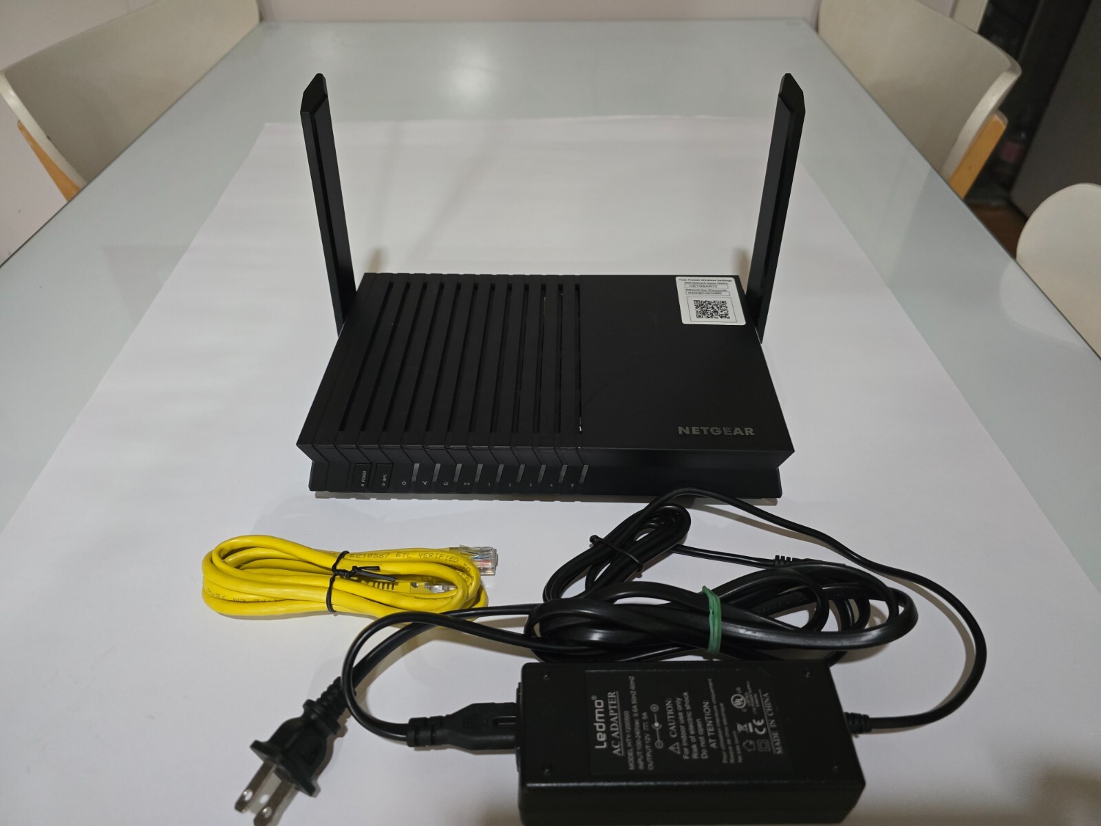 Netgear 4-Stream Dual Band WiFi 6 Router AX1800 Model RAX15