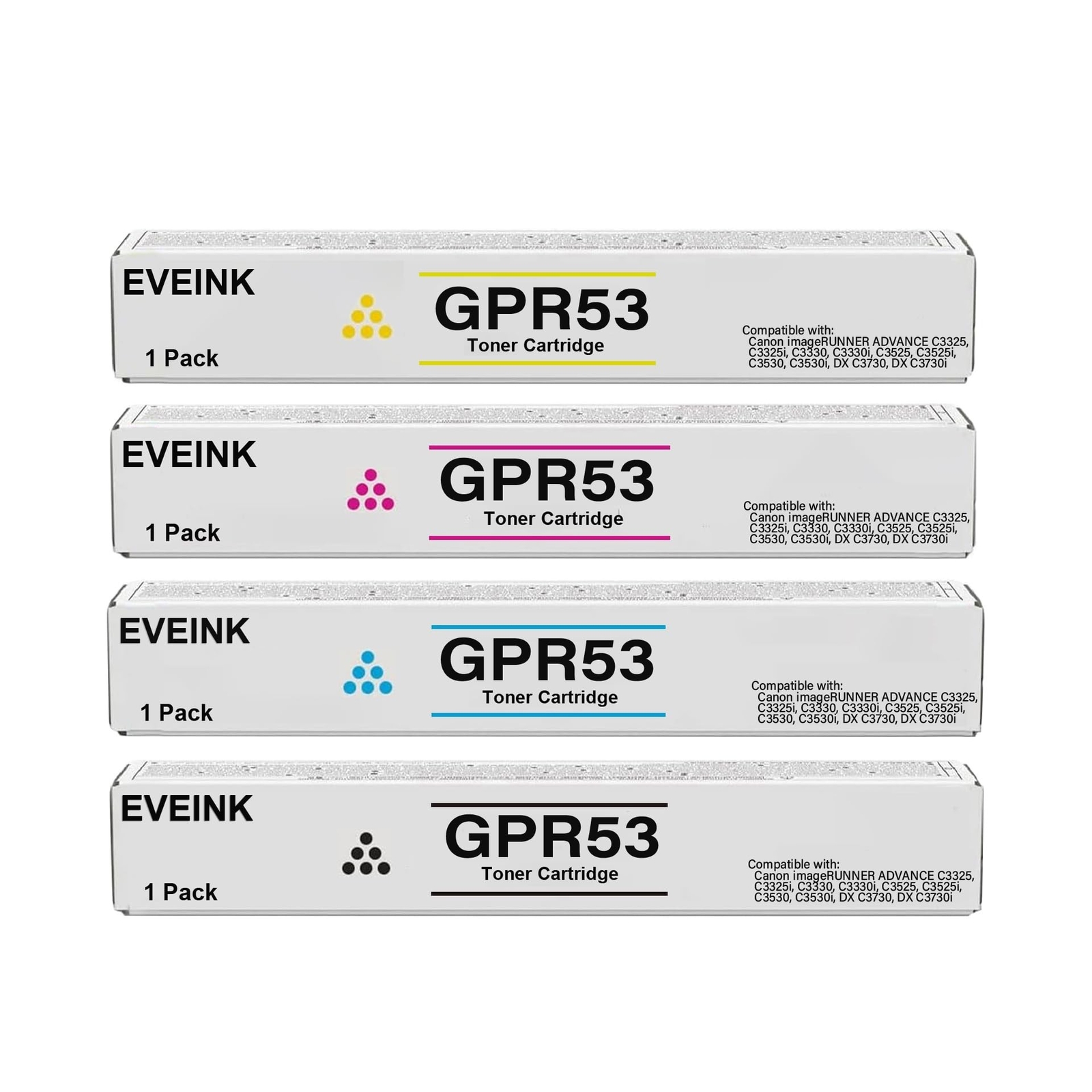 GPR-53 GPR53 Toner Cartridge(8524B003AA 8525B003AA 8526B003AA 8527B003AA)Repl...